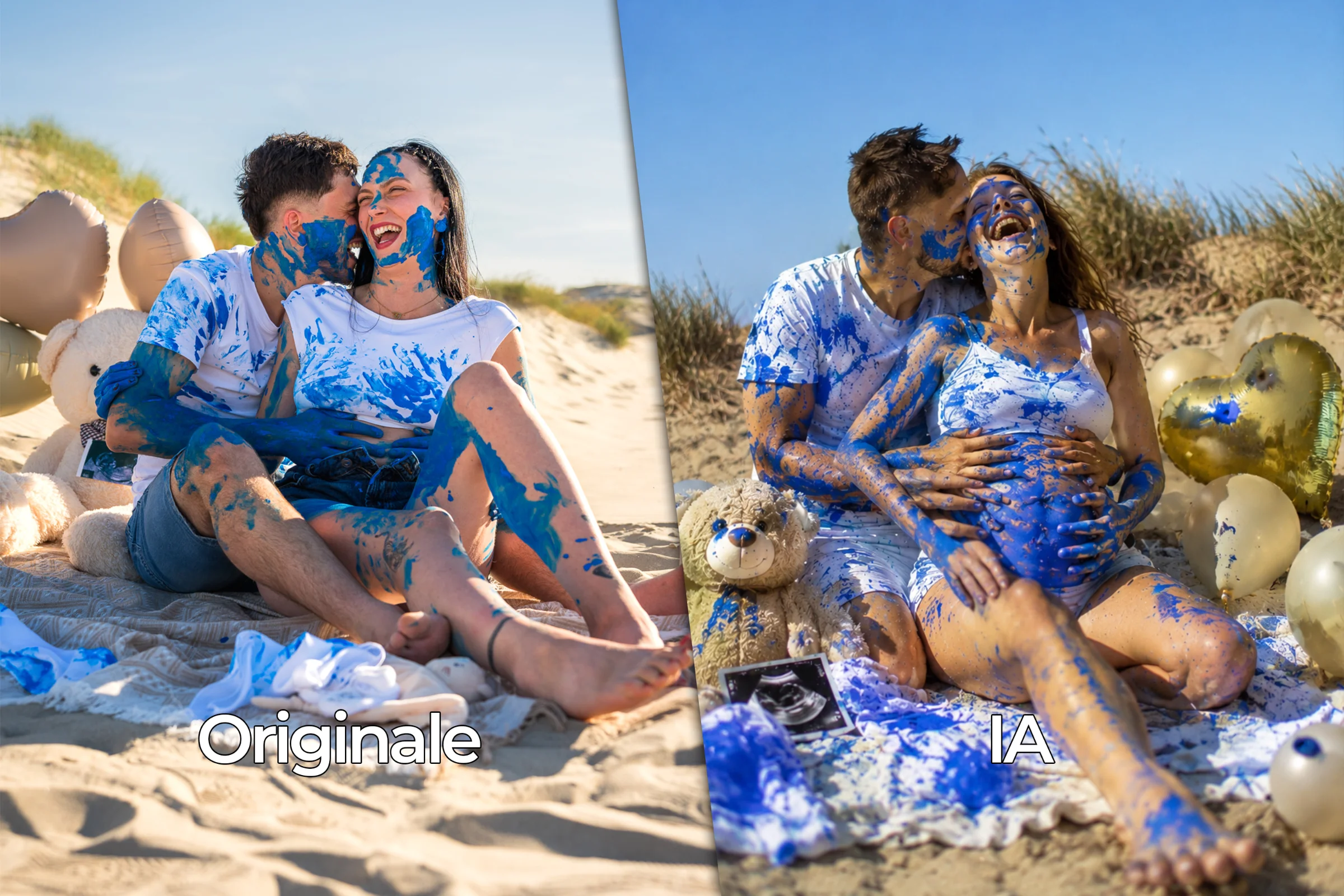 Shooting Gender Reveal vs IA Générative