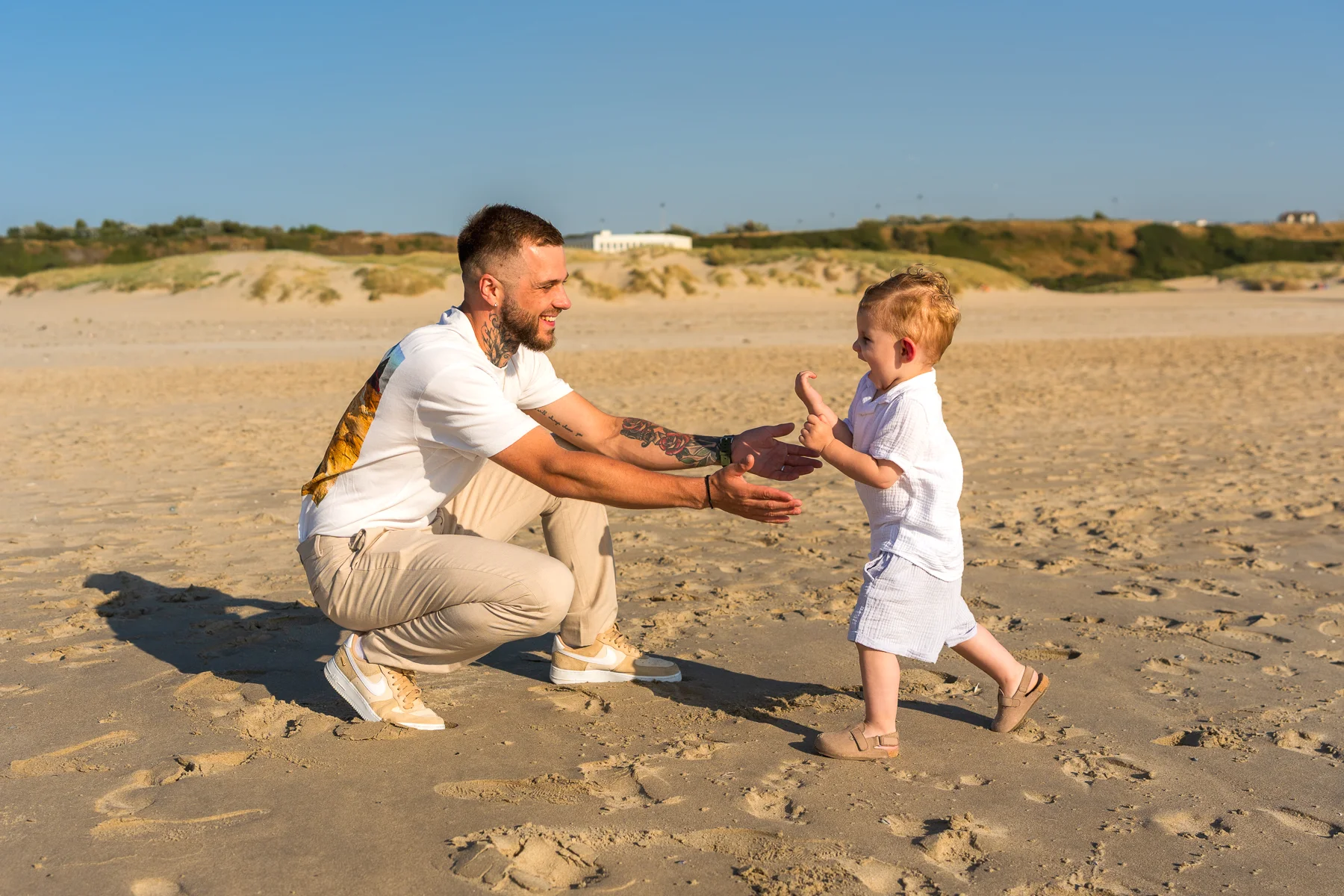 Shooting en duo sur la plage
